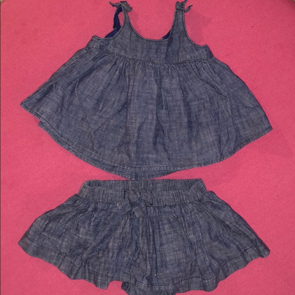 GAP SET - tank and skirt  3-6M